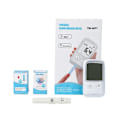 Miniatyrbilde 4 av 5: Hemoglobinmåler Hemoglobin Tester Hemoglobin Test Kit Glucometer for Måling av Blodsukker, 50 Teststrimler + 50X Nåler