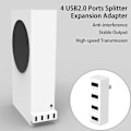 Pikkukuva 3 / 5: Sinknap Expansion Dock 4-in-1 Pieni Viive, Häiriöiden Vastoin 4 USB2.0 Pelikonsolien Ohjaimet USB-Keskitin Xbox Series S:lle White