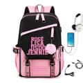 BLACKPINK Rygsæk Skoletaske Pink 4 people