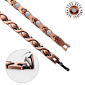 Miniatyrbillede 3 af 3: Elegant Kobber Magnetisk Terapi Armbånd til Kvinder, Smertelindring[qb]