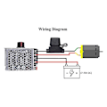 Miniatyrbillede 4 af 5: 7-70v 30a Pwm Dc Motorhastighedsregulator Afbryderkontrol 12v 24v 36v 48v Med 30 Amp Sikring