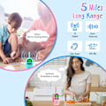 Pikkukuva 5 / 5: 2 lastenpuhelinta, ladattava lastenpuhelin, 16 kanavaa R