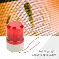 Miniatyrbillede 4 af 5: 220V 2A Rød LED Nødlys Advarselslampe Backup Strobe Roterende Alarmsystem (8815cm)