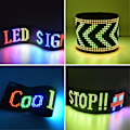 Miniatyrbilde 3 av 5: LED Pixel Panel, USB 5V fleksibelt LED-modul RGB-rullende tekstanimasjonsskjerm, Bluetooth-app, 9,2 * 37,2 cm()