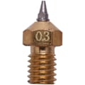 Miniatyrbillede 3 af 5: 3 stk./sæt 3D-printerdel 0,2 mm 0,3 mm 0,5 mm Airbrush-dyseadapter-sæt til V6 Hotend 1,75 mm filament