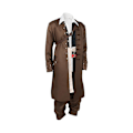 Miniatyrbild 4 av 5: Cosdaddy Captain Jack Sparrow Cosplay Kostym Rock Kläder Vuxen Hatt Peruk Dräkter Halloween Karneval Kostym M M T2