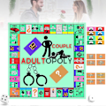 Pikkukuva 2 / 5: Adultopoly Lautapeli, Aikuisten Paripelejä, Parien Lautapelejä, Aikuisten Lautapelejä, Parien Makuuhuoneen Pelejä, Parisuhteen Korttipelejä - WELLNGS