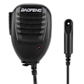 Pikkukuva 5 / 8: Kannettava vedenpitävä lamppu Walkie Talkie kädessä pidettävä mikrofoni BF-A58/BF-UV9r BF-9700 (musta)