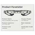Miniatyrbild 5 av 10: Propellerskydd för Tello Protector Helt innesluten skyddande bur för Tello Tillbehör Lätt