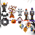 Miniatyrbilde 2 av 5: Plusstørrelser Jul Halloween Gresskar Spøkelse Ballonger Flaggermus Edderkopp 1 1 ONE SIZE