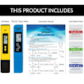 Miniatyrbillede 7 af 7: 2 stk. PH og TDS meter combo pH meter og TDS, EC, temperatur