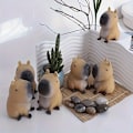 Miniatyrbillede 3 af 5: Capybara Afspændingslegetøj - Hurtig Studs, Holdbart Gummi, Unik Dyre-Klemmelegetøj, Perfekt til Festgaver og Feriegaver
