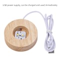 Miniatyrbillede 4 af 5: 3D Krystal LED Lys Solsystem Bold Planet Natlys solar system