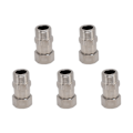Miniatyrbillede 1 af 5: NYE VVS-rør fittings G1/2 hun gevind rustfrit stål vand gas rør fittings til byggematerialer 5stk