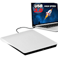 Miniatyrbild 1 av 6: Extern DVD-enhet, USB 3.0 Portabel CD/DVD-RW-enhet/DVD-spelare
