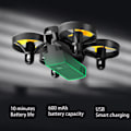 Miniatyrbilde 3 av 5: Mini Drone med kamera for barn, nybegynnere, voksne, håndbetjent/WiFi-fjernkontroll, svart standardutgave
