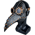 Miniatyrbild 1 av 4: Doktor Pest Mask Raven Mask, Steampunk Proboscis Näbbmask