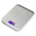 Digital köksvåg 5kg 1g Precision USB Uppladdningsbar För Bakning Matlagning Diet Måltidsförberedelse Vit Bakgrund