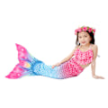 Miniatyrbilde 2 av 5: 9-delt jentes havfruehale badedrakt prinsesse bikinisett monofin badedrakt MY10 MY10 150