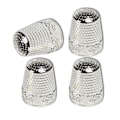 Miniatyrbild 11 av 11: SömnadsTumme Metall Tumme Ringar Justerbara Metall Finger Skydd Ringar Läder Mynt Finger Skydd, Sömnad Finger Skydd 0.02 E