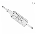 Miniatyrbillede 1 af 5: Original 2-i-1 Lishi-værktøj KW1,KW5,SC1,SC4,LW4,LW5,Am5,M1/MS2, silverB NSN14V.2