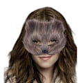 Pikkukuva 7 / 10: Tekokarva Ketun Hännän Kissat Mask Therian Mask ja Hännän Halloween Cosplays Party-WELLNGS Gray