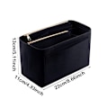 Miniatyrbild 2 av 4: Handväska snygg insats Handväska Organizer Foder Väska Påse Dragkedja Stängning Tote Organizer Blöjväskans insats Makeup Väska Kvinnor Resa