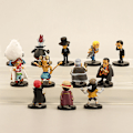 Pikkukuva 4 / 5: 12 kpl / sarja Monkey D. Luffy Nami Boa Hancock Roronoa Zoro Toiminta Monivärinen Multicolored One size