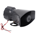 Miniatyrbild 2 av 5: 130DB Siren Högtalare 60W Hög Effekt Alarm Horn Inomhus Utomhus Varningsenhet för Säkerhetssystem DC12V