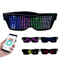 Miniatyrbillede 2 af 4: LED-briller, der kan tilpasses med BT LED-briller, farve-luminescerende briller - Perfet