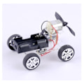 Miniatyrbillede 2 af 5: 130 Børstemotor Mini Vind Lærerigt Legetøj DIY Bilmotor Robot Kits Til Arduino