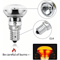 Miniatyrbilde 4 av 5: R39 E14 40w Lava Lamper, Edison Skrue Ses Reflektor Små Lava Lamper, Varm Hvit 2800k R39 Dimbar (2-Pakning) Zhuoxuan