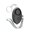 Miniatyrbilde 1 av 5: 140db Lommealarm Kvinne Personlig Alarm Nøkkelring (Svart)