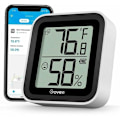 Miniatyrbillede 1 af 5: Termometer Hygrometer Bluetooth Digital Temperatur Fugtighedsovervågning til Hjem, Trådløs Temperatur Fugtighedssensor til Drivhuse, Kældre,