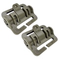 Miniatyrbillede 1 af 10: 2 stk JCPC C-vest Molles system Qd adapter, hurtigudløsningsbeslag til taktisk vest 0.05 Army Green Short