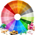 Miniatyrbillede 1 af 5: 1,75 mm 3D-pen filament PCL 20 farver, hver farve 5 m