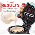 Miniatyrbillede 3 af 5: Mini maker til individuelle vafler, hash browns, keto chaffles