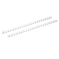 Pikkukuva 3 / 8: 2 kpl 23 reiän alumiininen litteä palkki robotit Tarvikkeet 4 x 8 x 184 mm 3102-0023-0184