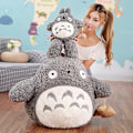 Miniatyrbild 4 av 5: 20-70cm Jätteplysch Totoro Leksaker Cartoon Tonari No Totoro Plyschkudde Härliga Stoppade Dockor för Barn Flickor Födelsedagspresenter 20 cm