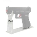 Miniatyrbild 2 av 5: Genomskinlig akrylhanddisplayställ pistolställhållare för modell