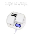 Miniatyrbillede 4 af 5: LCD-oplader til Arlo Pro 2-batteriopladerstation - Udskiftning til Arlo Pro White 0.13