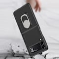 Miniatyrbillede 2 af 5: GKK Armor Samsung Galaxy Z Flip 3 Etui med Fingerring - Sort Sort