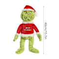 Miniatyrbild 2 av 3: Julgrinch-docka Bygg en björn Hur Grinchen stal julen Plyschdocka Leksak 15,7 tum/40 cm Green