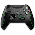 Pikkukuva 1 / 5: Langaton ohjain vastaanottimella Xbox Onelle, 2,4 GHz:n langaton peliohjain,