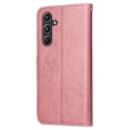 Miniatyrbillede 9 af 9: SKALO Samsung A55 5G PU Læder Wallet Case - Flere Farver Pink Pink