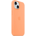 Miniatyrbillede 2 af 3: Silikonecover med MagSafe til Apple iPhone 15, sorbet orange iPhone 15