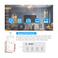 Miniatyrbilde 3 av 5: ZigBee Smart Plug Power Strip Brasil Forlengelsesledning Stemmestyring og Fjernkontroll & Tidsplan Smart Hjem Stikkontakt