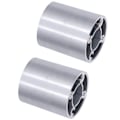Miniatyrbild 5 av 8: 2 st 6063 aluminiumlegering rör runda raka verktyg för robotar lagerstolar OD 32mm6103‑0032‑0043