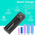Miniatyrbilde 5 av 5: Lader 26650 USB Smart Nikkel Hydrogen Aa Aaa 21700 Enkelt Spor Litiumbatteri Lader