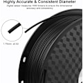 Miniatyrbillede 3 af 5: 3D-printer filament PLA 1,75 mm 1 kg spole, 3D-printer filament måtte